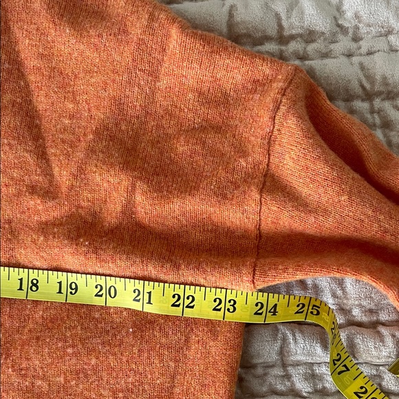 Toast UK Orange Cashmere/Wool crewneck sweater size small. - Picture 6 of 8